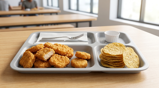 Impossible Chicken Nuggets w/ Tostitos