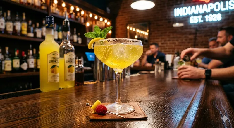 Sparkling Lemoncello cocktail 