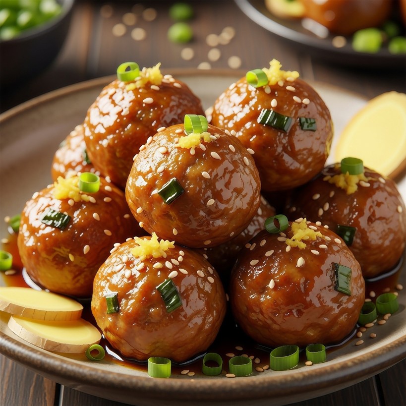Ginger Pork Meatballs