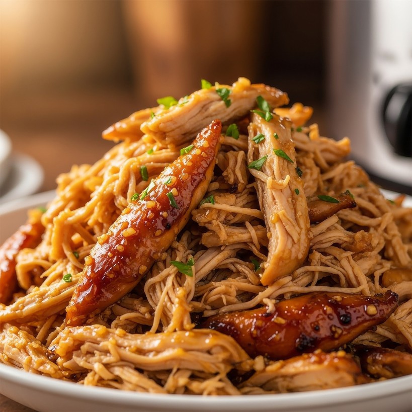 Slow Cooker Honey Garlic Chicken