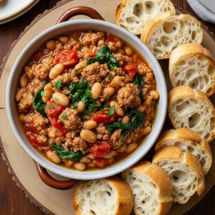 Tuscan Sausage & Bean Dip